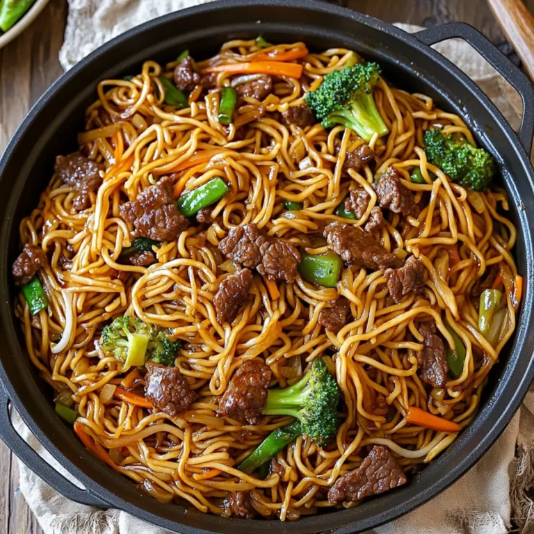 Easy Beef Lo Mein Recipe
