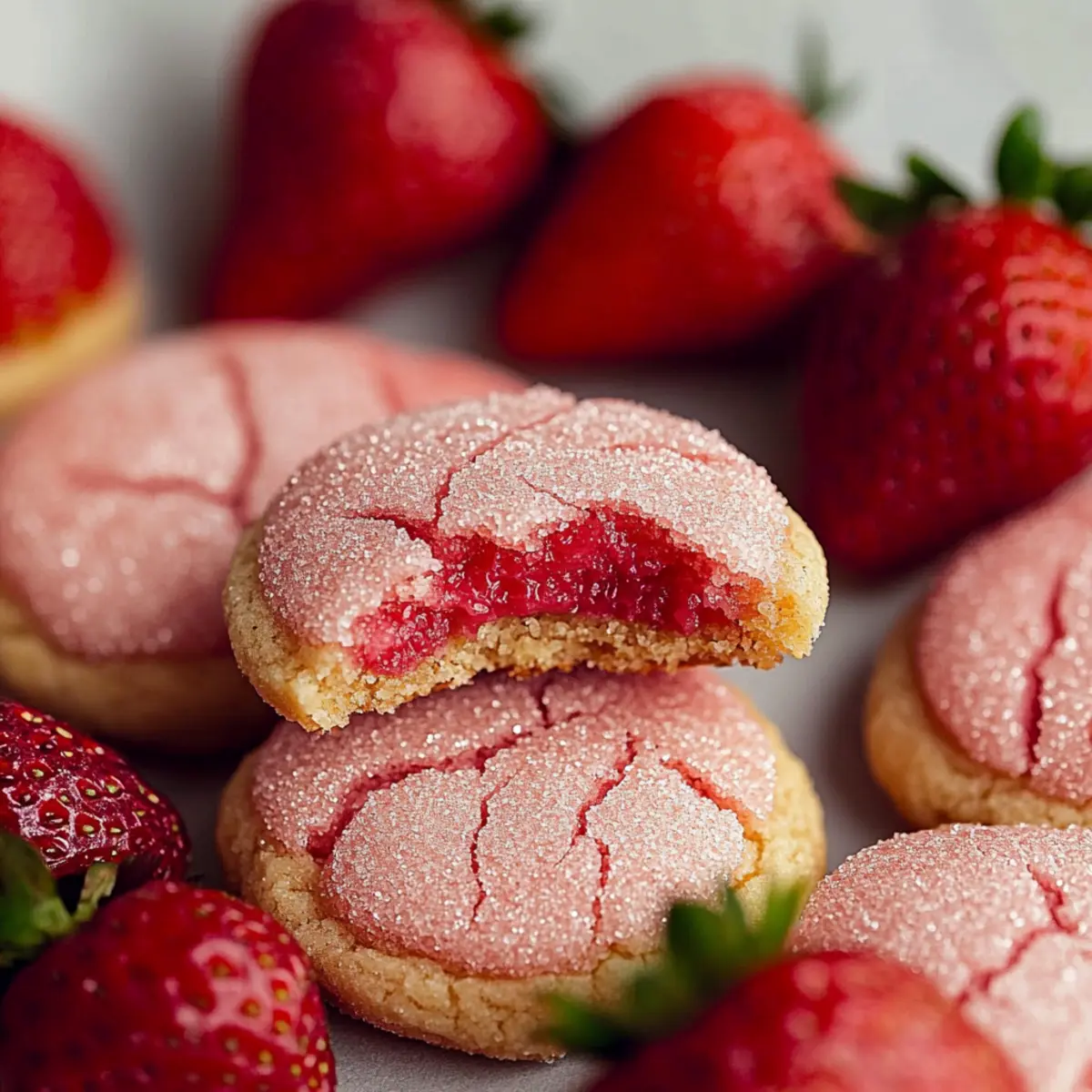 Vegan Strawberry Sugar Cookies Recipe