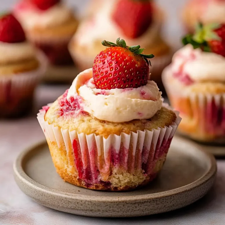 Vegan Double Strawberry Muffins Recipe