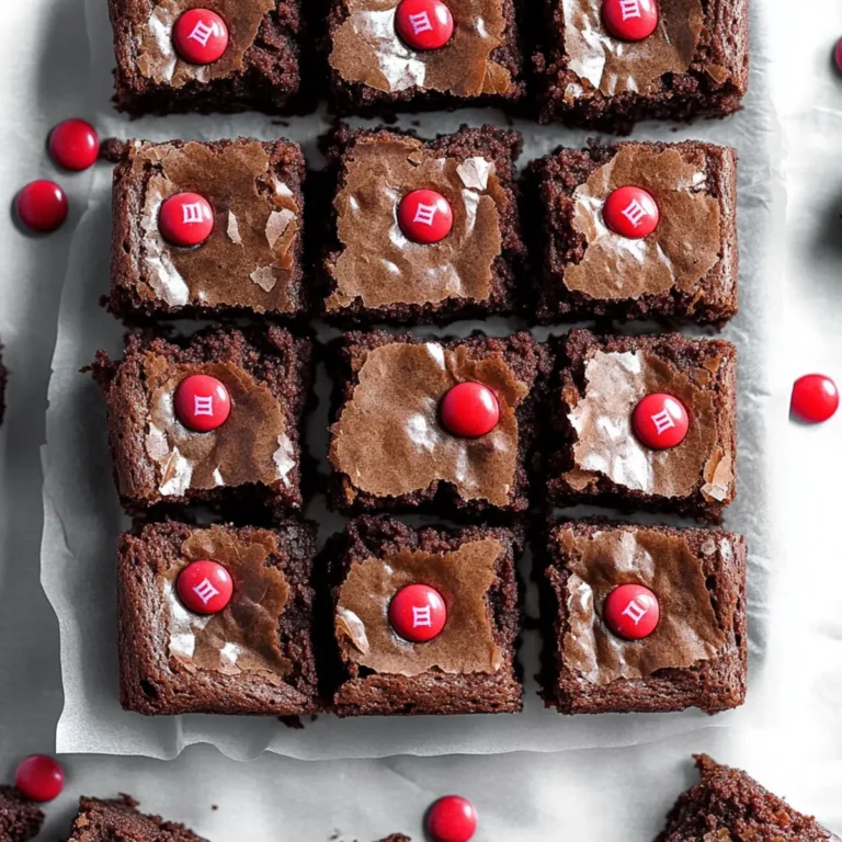 M&M’s Brownies Recipe