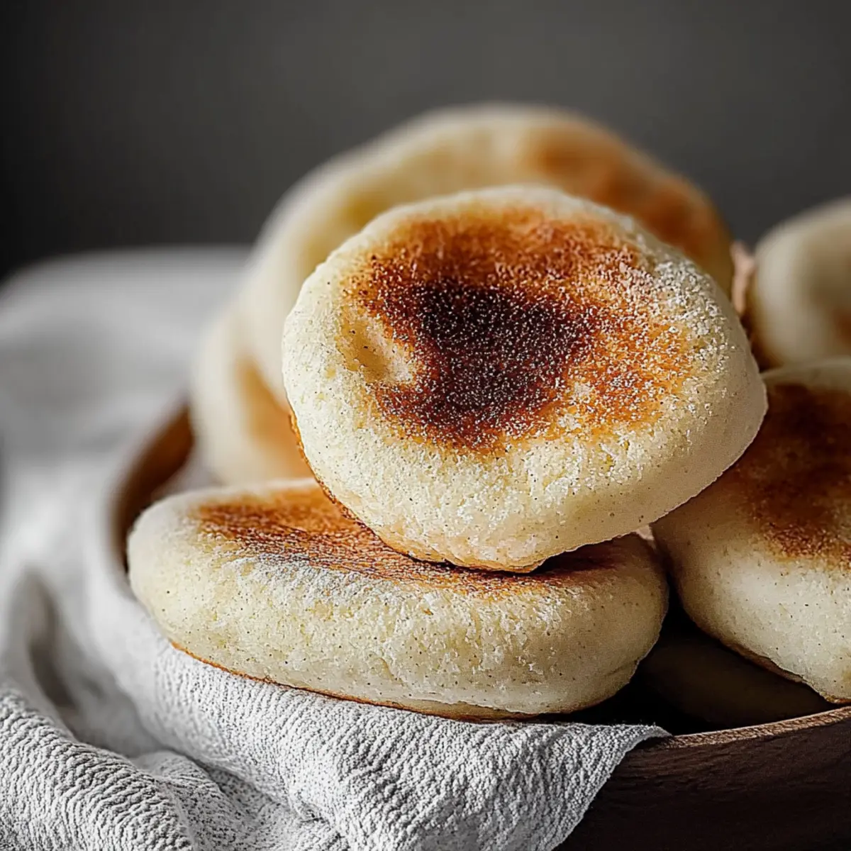 Homemade Sourdough English Muffins Recipe