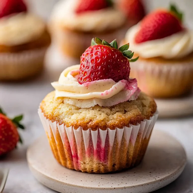 Vegan Double Strawberry Muffins Recipe