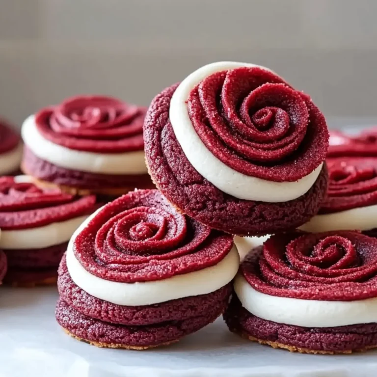 Red Velvet Rose Cookies Recipe