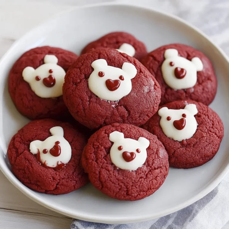 Red Velvet Bear Cookies Recipe