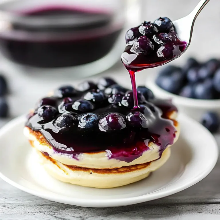 Blueberry Syrup for Waffles and Pancakes Recipe