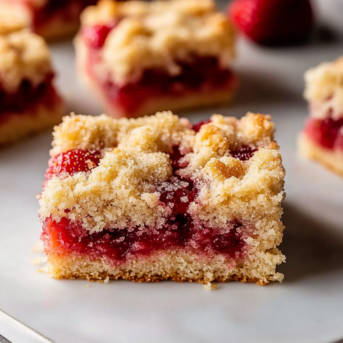 Vegan Strawberry Crumb Cake Recipe