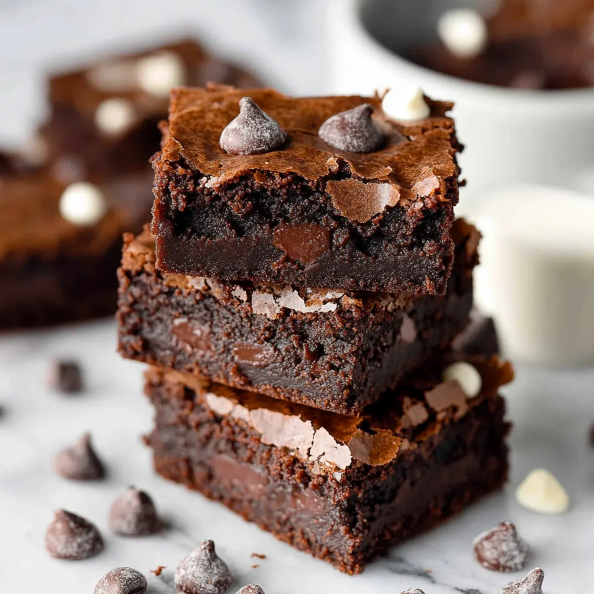 Greek Yogurt Brownies Healthy Chocolate Recipe