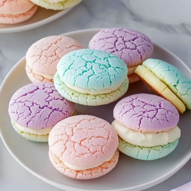 Pastel Sugar Cookie Sandwiches Recipe