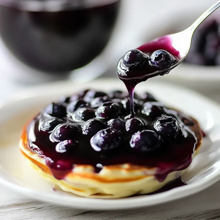 Blueberry Syrup for Waffles and Pancakes Recipe