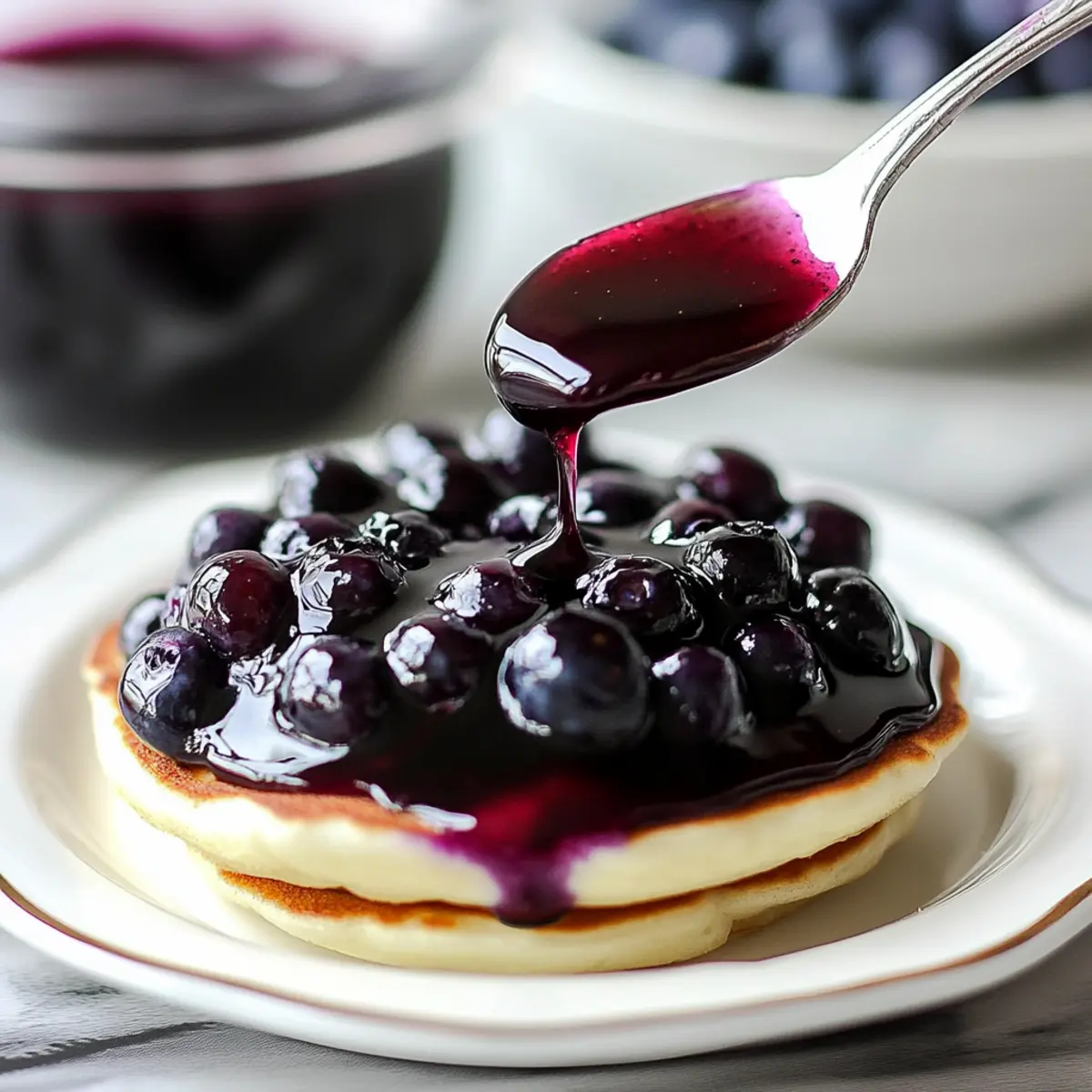 Blueberry Syrup for Waffles and Pancakes Recipe