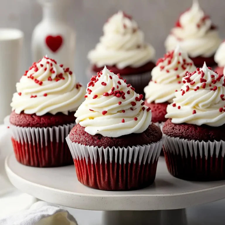 Red Velvet Cupcakes with Cream Cheese Frosting Recipe