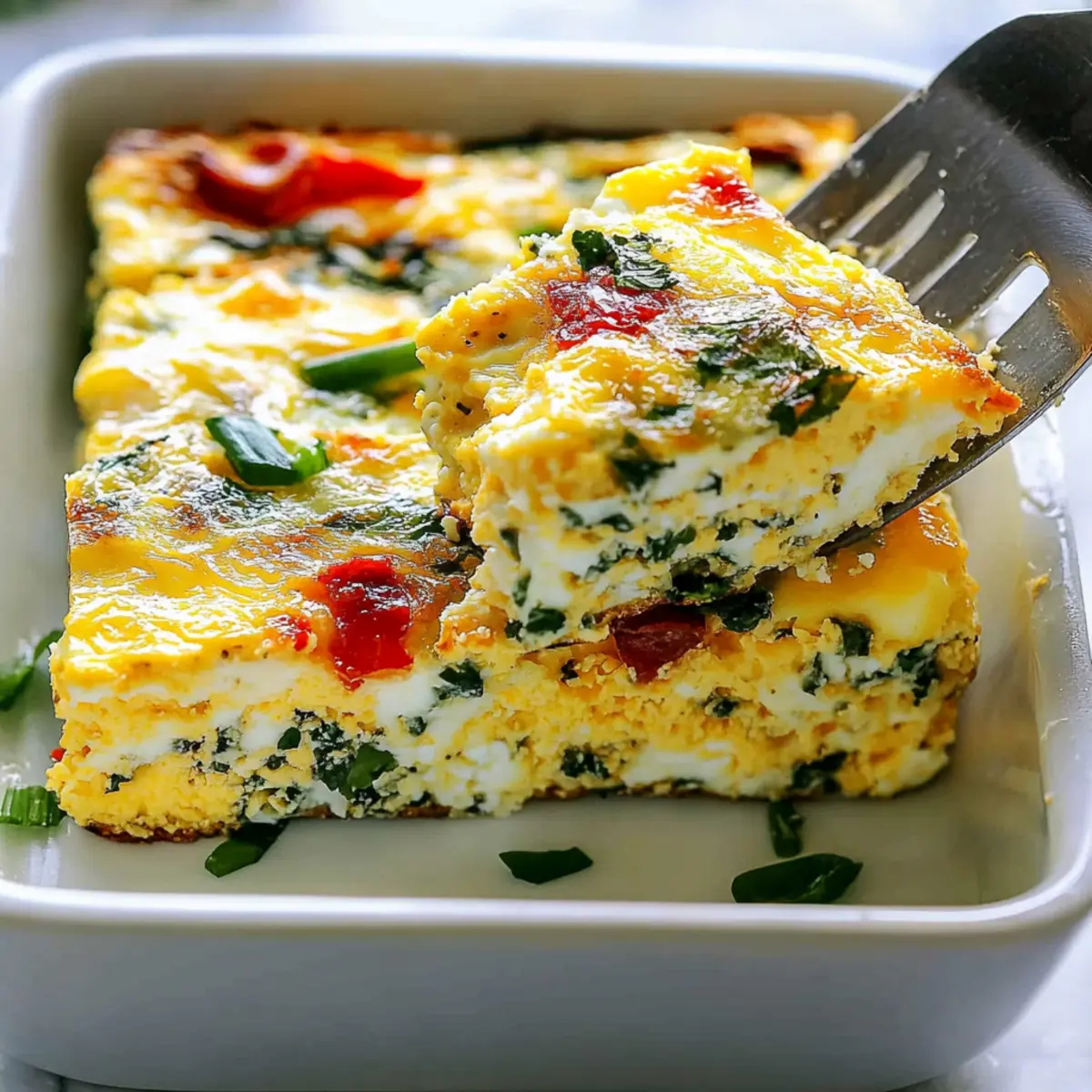 High-Protein Cottage Cheese Egg Bake Recipe