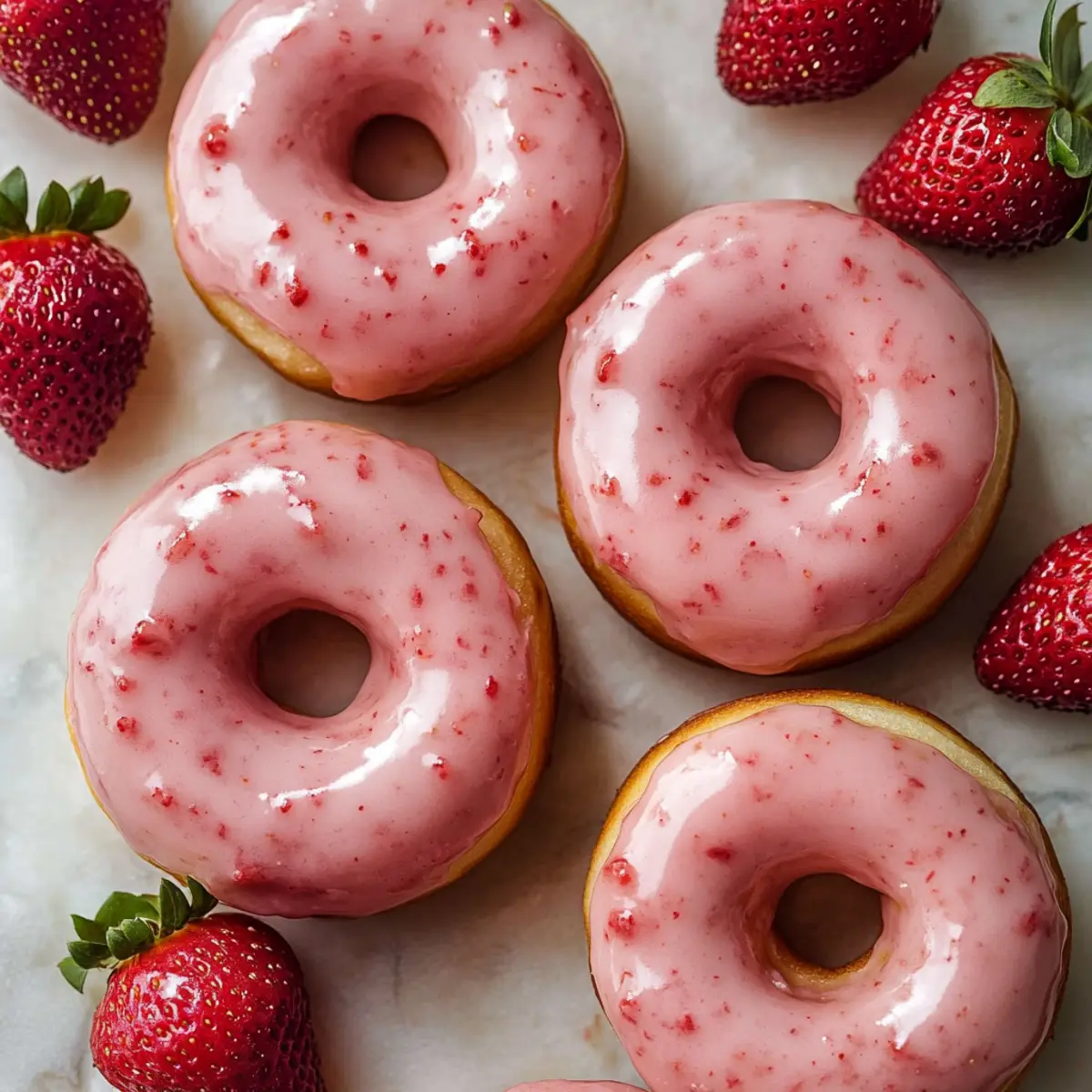 Strawberry Glazed Donuts Recipe