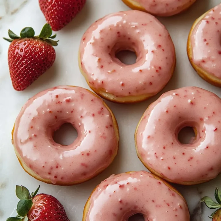Strawberry Glazed Donuts Recipe