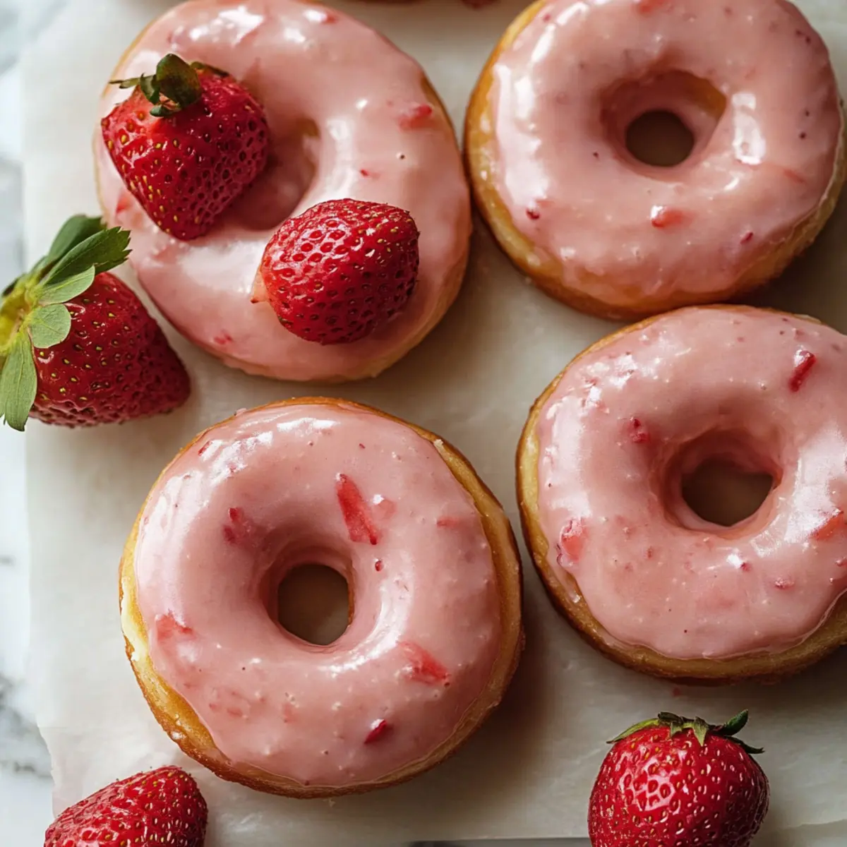 Strawberry Glazed Donuts Recipe