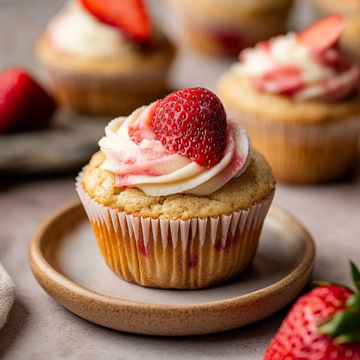 Vegan Double Strawberry Muffins Recipe