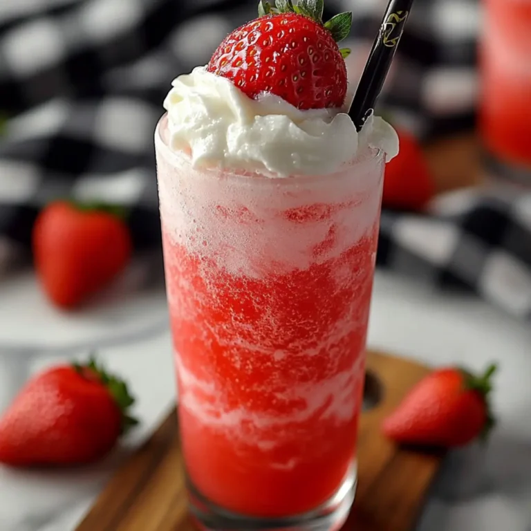 Strawberry Soda with Vanilla Cream Recipe