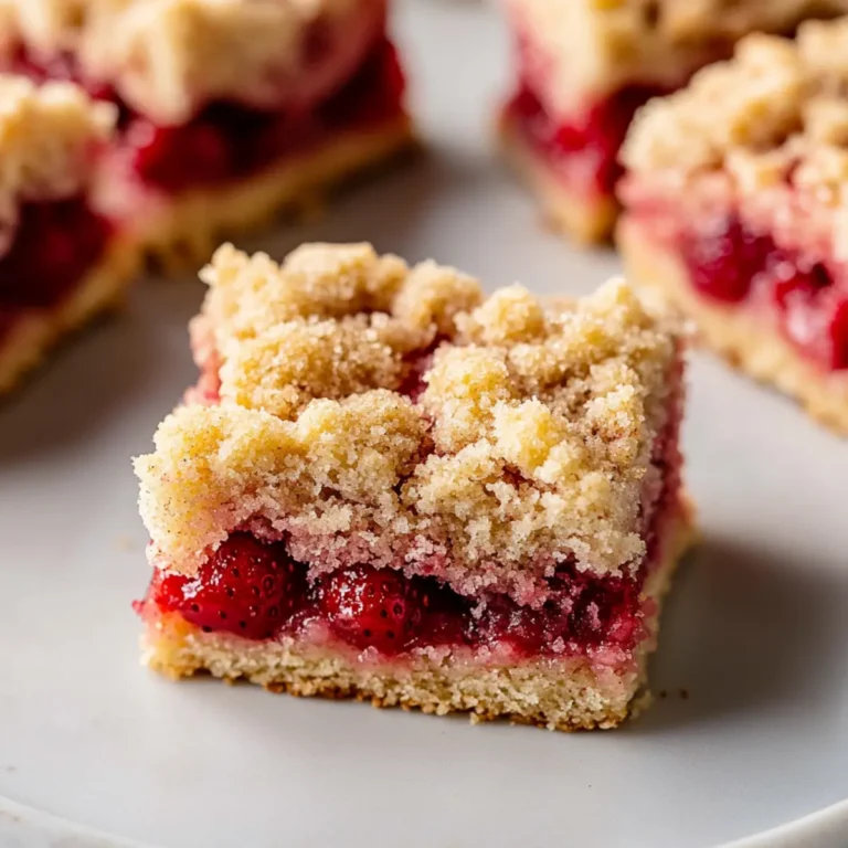 Vegan Strawberry Crumb Cake Recipe