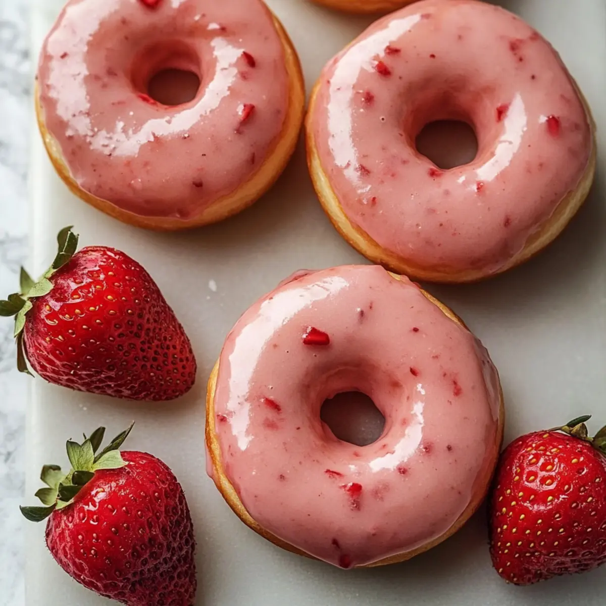 Strawberry Glazed Donuts Recipe