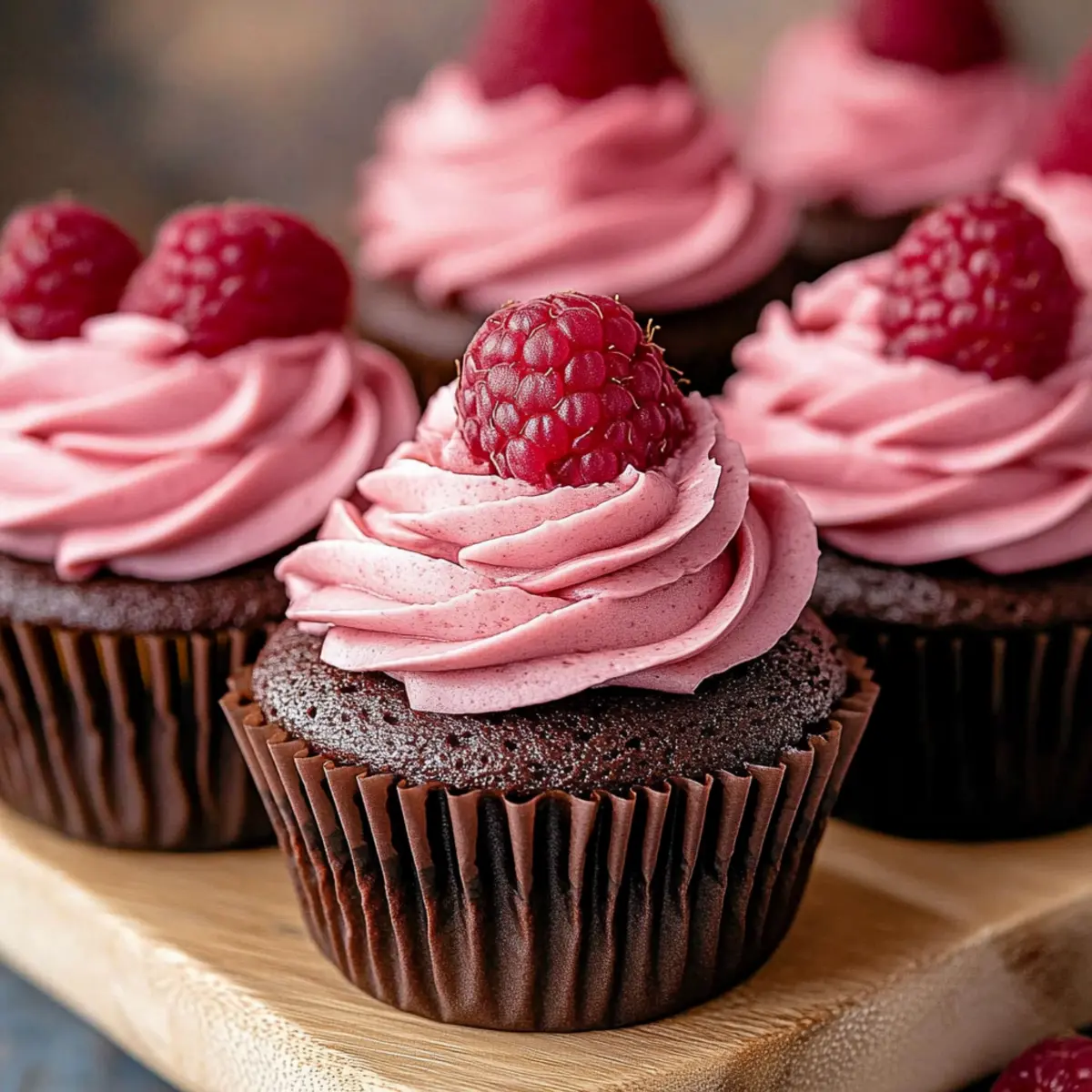 Chocolate Raspberry Cupcakes Recipe