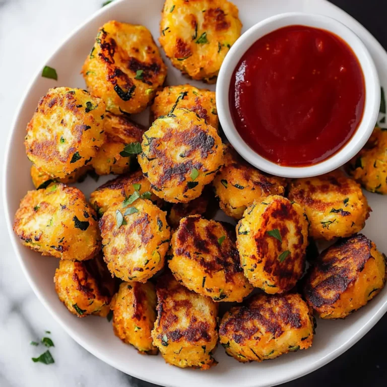 Sweet Potato Zucchini Tots Baked Recipe