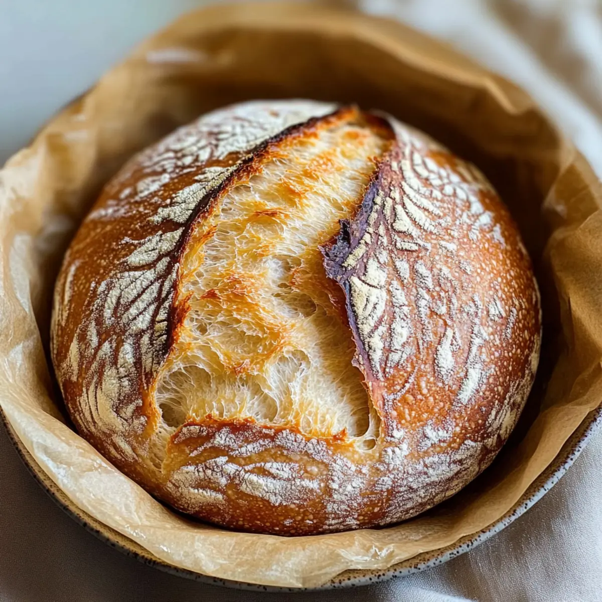 Overnight Sourdough Bread Recipe