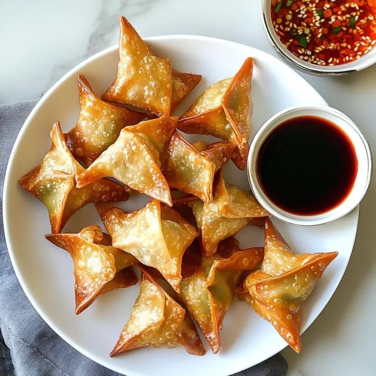 Air Fryer Cream Cheese Wontons: Crispy & Creamy Delight