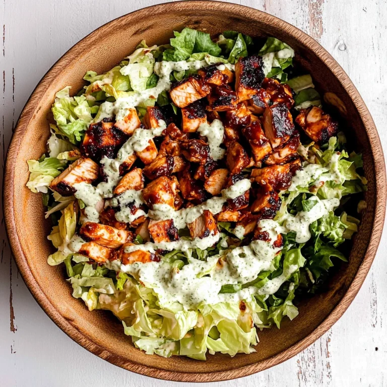 BBQ Chicken Chopped Salad with Cilantro Ranch: Fresh & Fl…