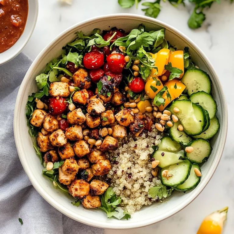 BBQ Ranch Chicken Quinoa Bowls: A Cozy Flavor Explosion