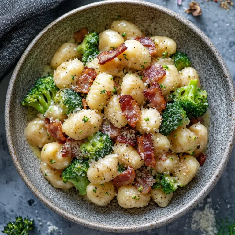 Boursin, Bacon and Broccoli Gnocchi: Creamy Comfort Awaits