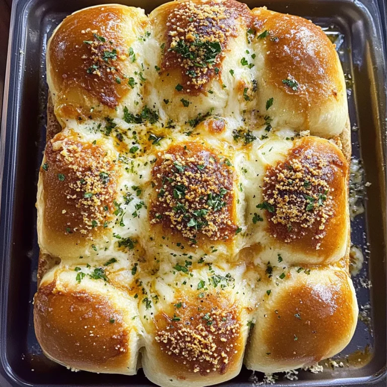 Cheesy Hawaiian Roll Garlic Bread: Gooey Goodness Awaits