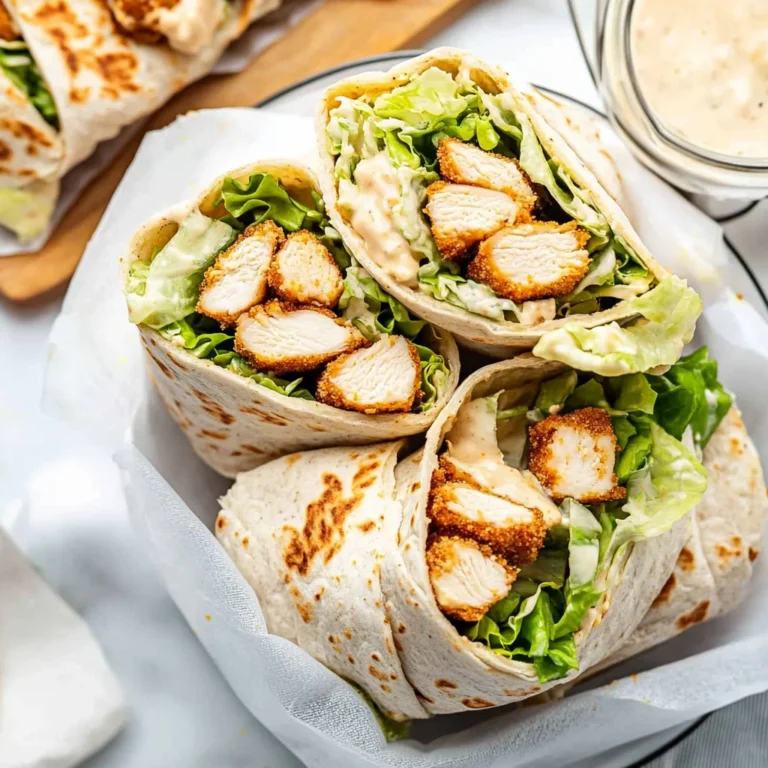 Chicken Caesar Wrap Recipe: Flavorful and Easy Delight