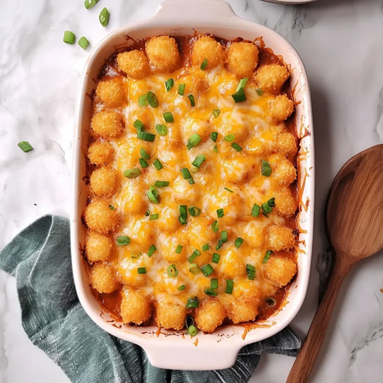 Chili Cheese Tater Tot Casserole: A Cozy Family Favorite!
