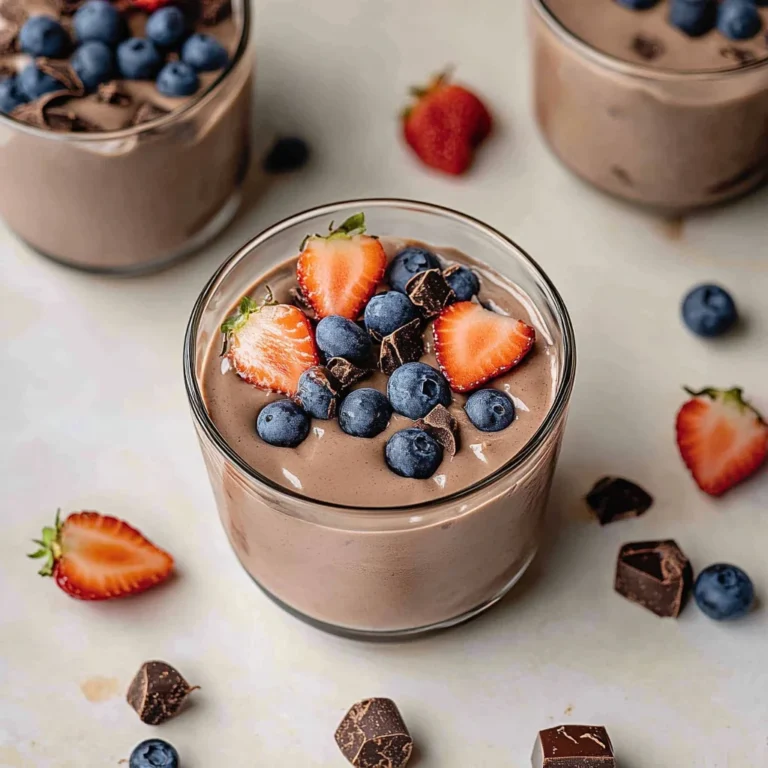 Chocolate Protein Pudding Recipe: Creamy Indulgence Awaits