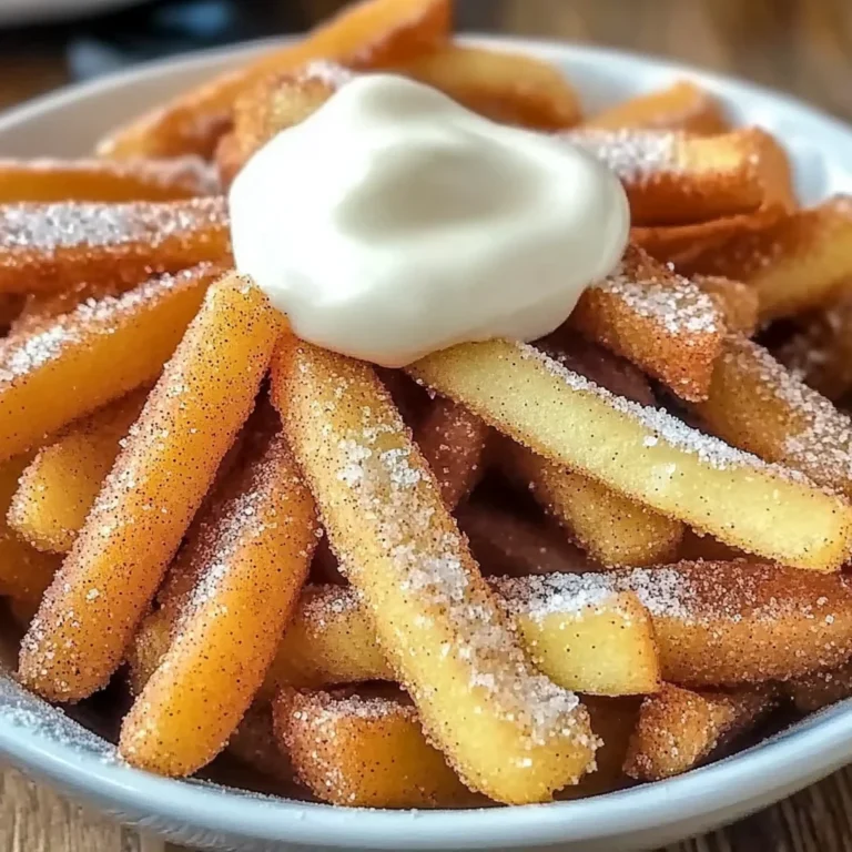 Cinnamon Sugar Apple Fries: A Cozy Sweet Treat