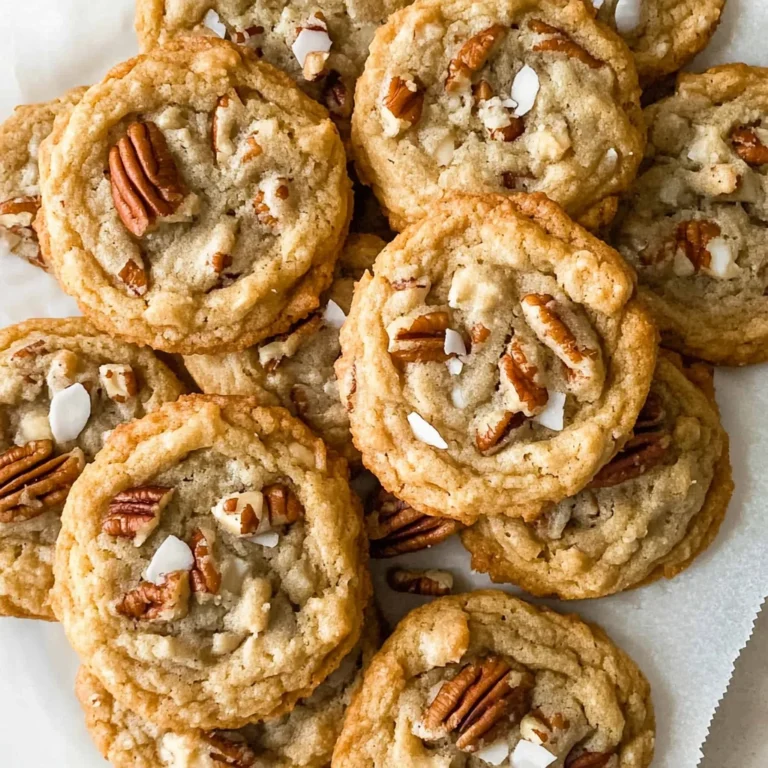 Coconut Pecan Cookies Recipe: Chewy and Irresistibly Deli…