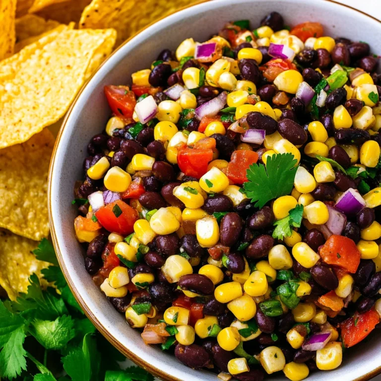 Corn and Black Bean Salad: Refreshingly Zesty Delight