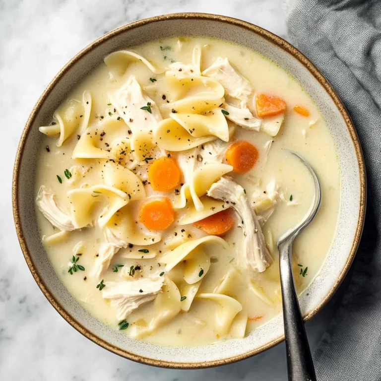 Creamy Chicken Noodle Soup: Cozy and Comforting Delight