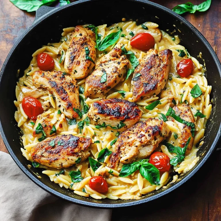 Creamy Orzo With Chicken: A Comforting Delight You’ll Love