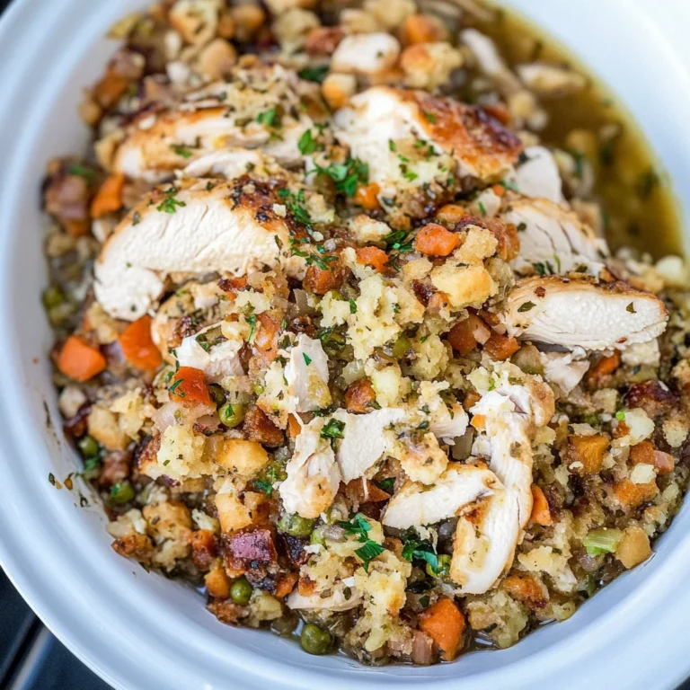Crock Pot Chicken and Stuffing Dinner: Cozy Comfort Food