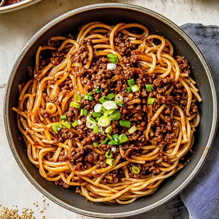 Easy Mongolian Ground Beef Noodles Recipe: Comforting Del…