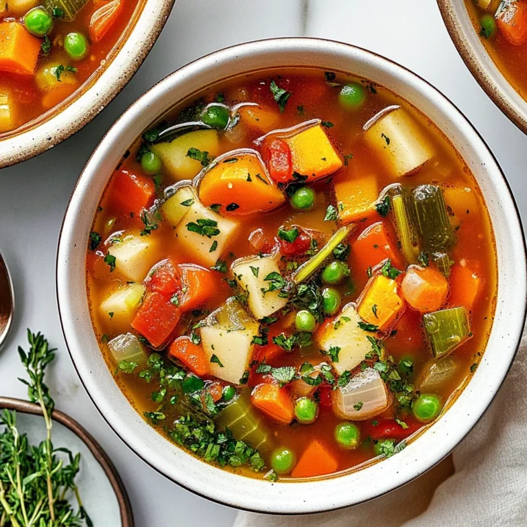 Easy Vegetable Soup: Comforting and Wholesome Delight