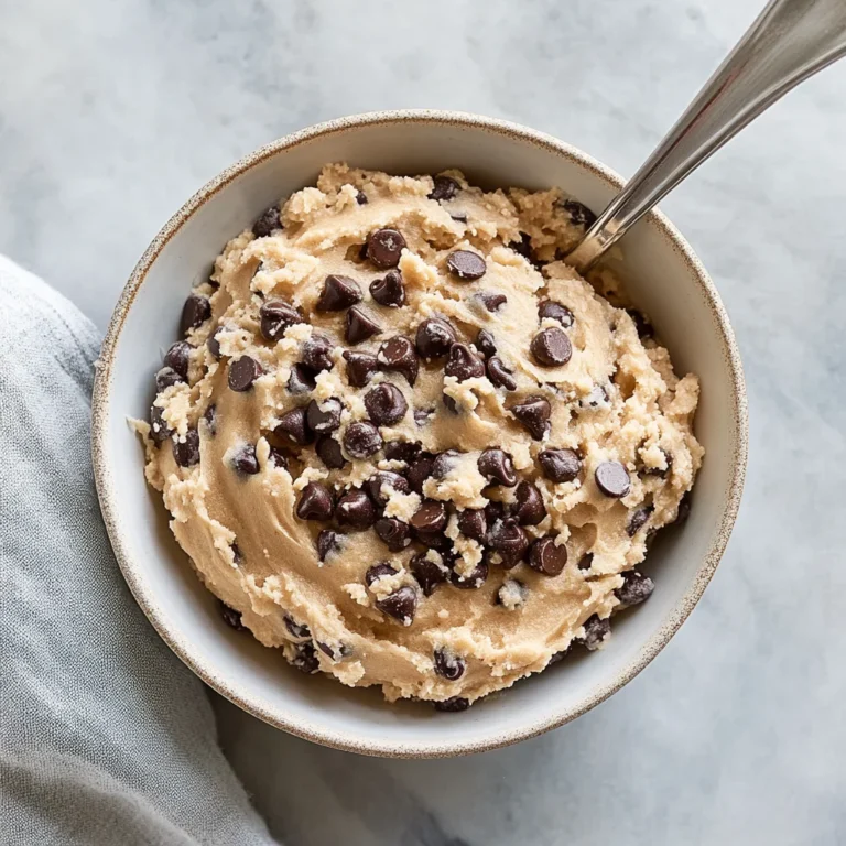 Edible Chocolate Chip Cookie Dough Recipe: Super Creamy T…