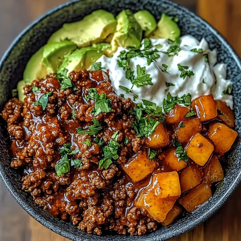 Ground Beef Hot Honey Bowl: Sweet and Spicy Delight