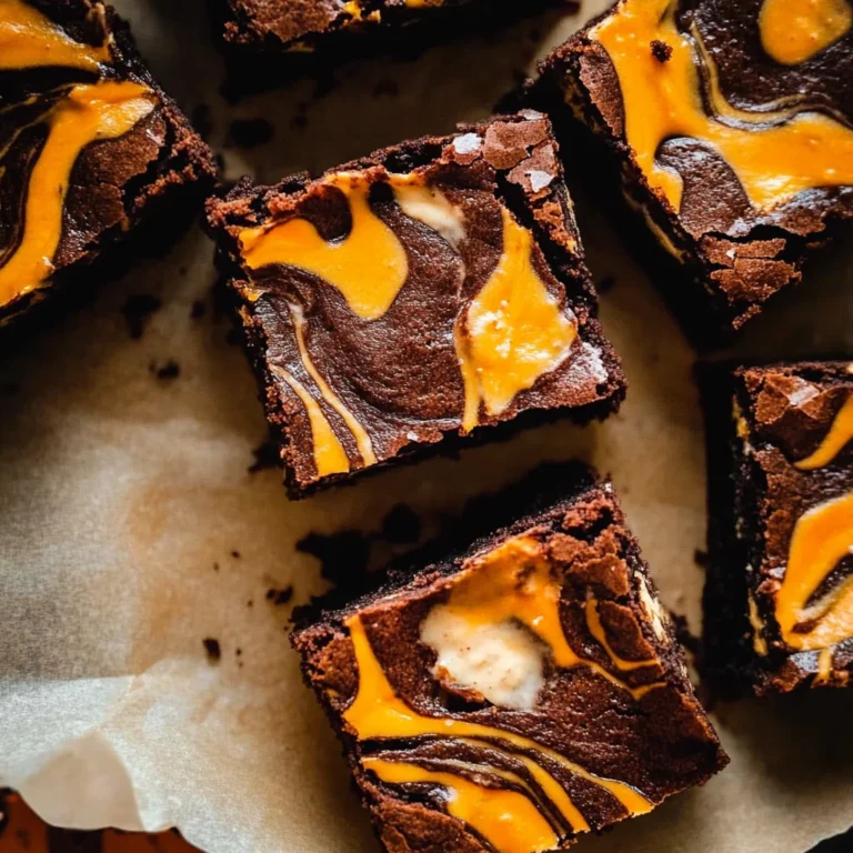 Halloween Cream Cheese Swirl Brownies: Spookily Delicious…