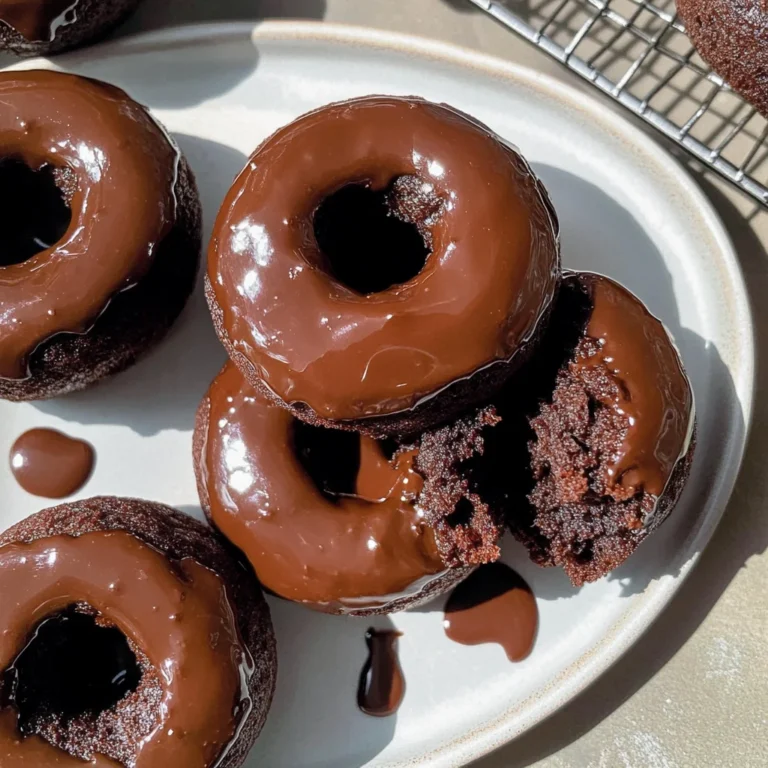 Healthy Chocolate Protein Donuts: Guilt-Free Indulgence