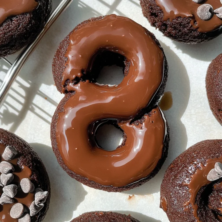 Healthy Chocolate Protein Donuts: Guilt-Free Indulgence