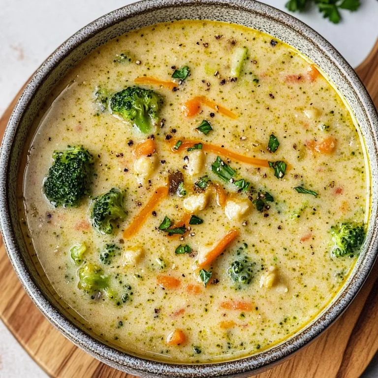 High Protein Broccoli Cheddar Soup: Comfort in Every Spoo…