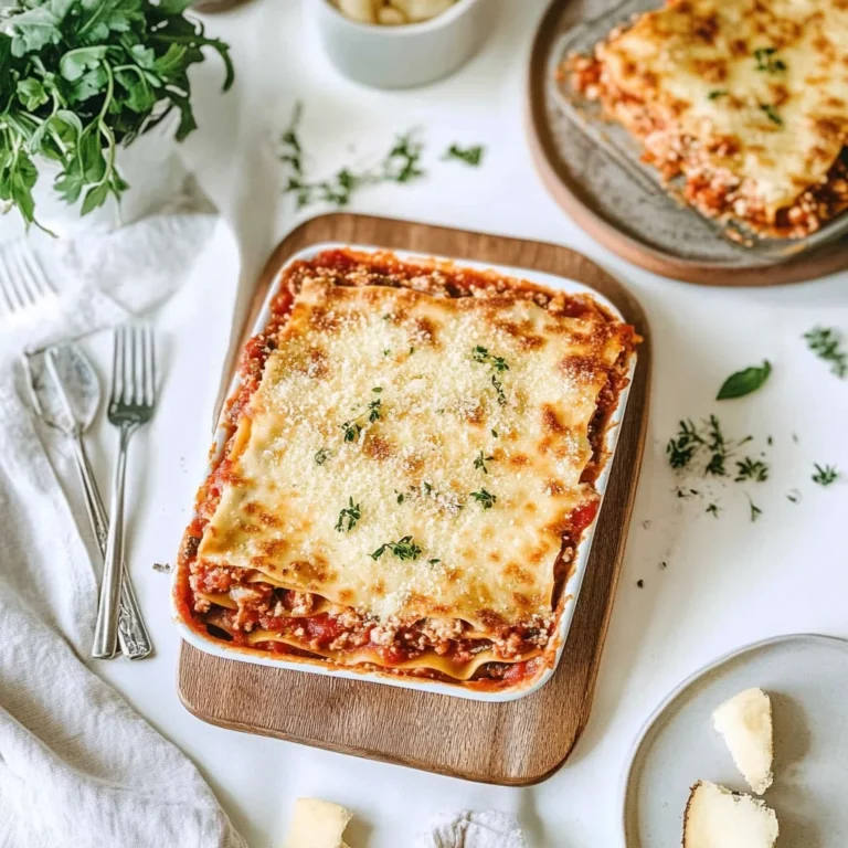 Homemade Easy Lasagna: Comfort Food Bliss Awaits
