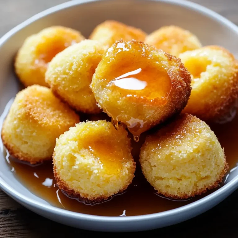 Honey Butter Cornbread Poppers: Irresistibly Fluffy Treats